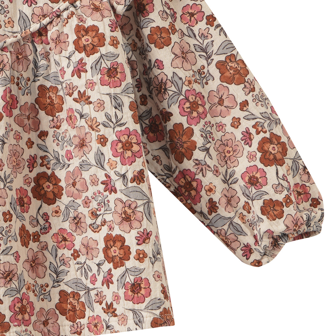 Baby Musselin-Bluse mit Blümchen