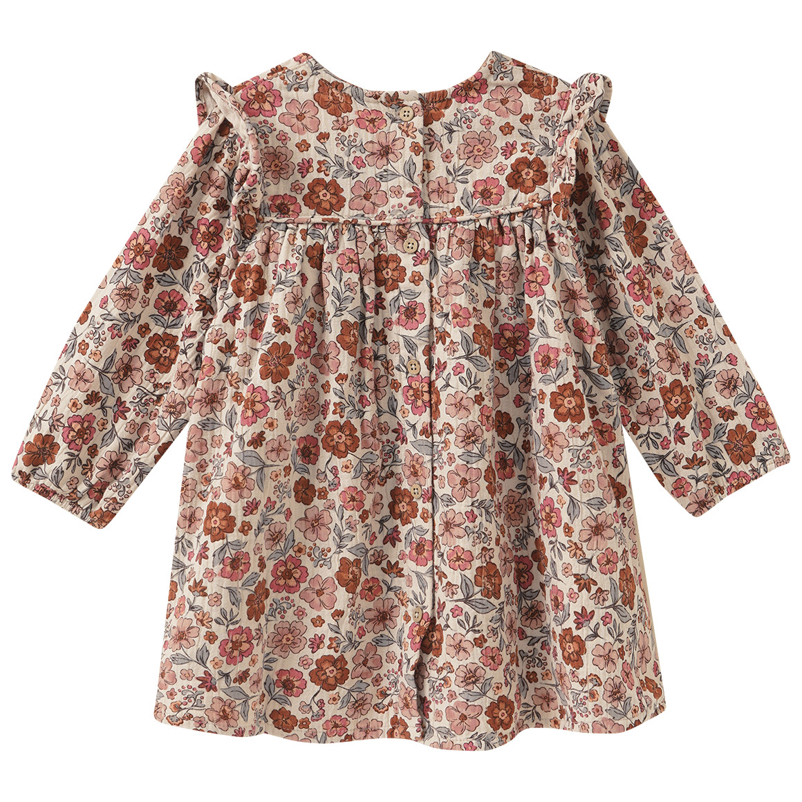 Baby Musselin-Kleid mit Blümchen