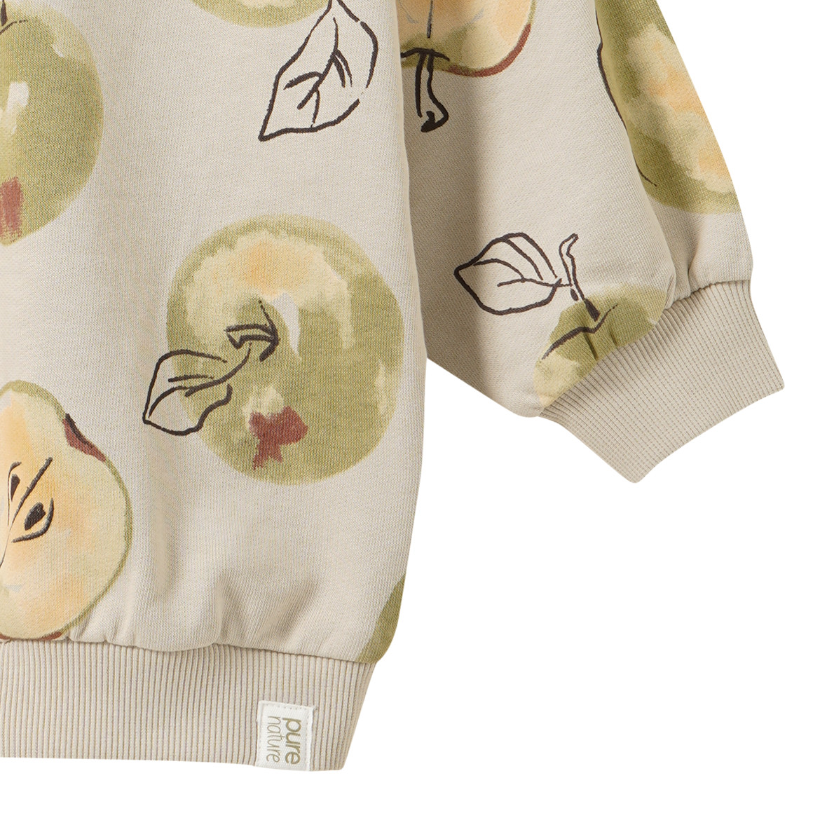 Baby Sweatshirt mit Apfel-Print
