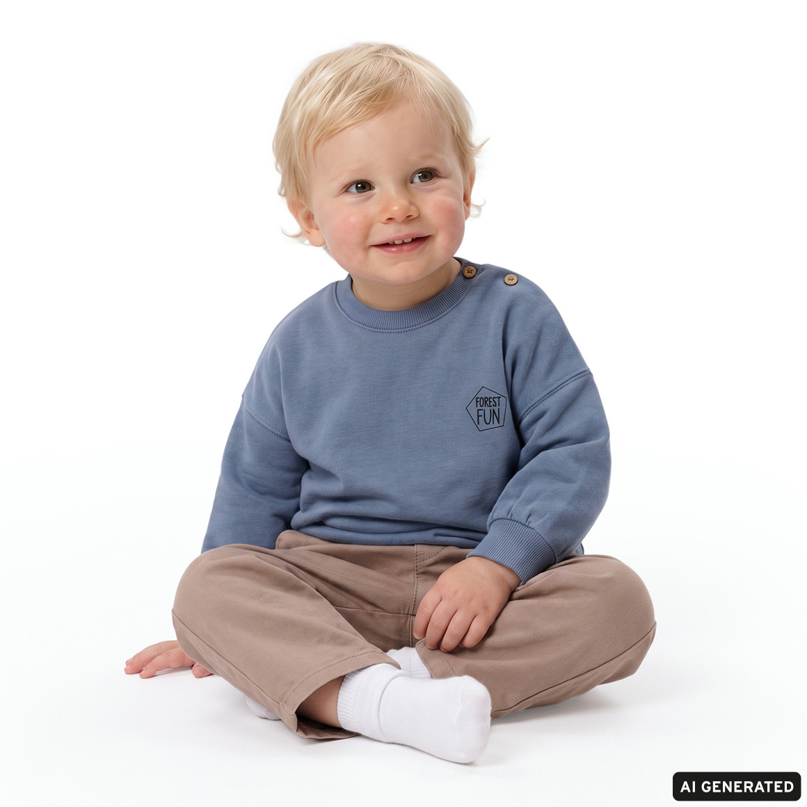Baby Hose mit Bundfalten