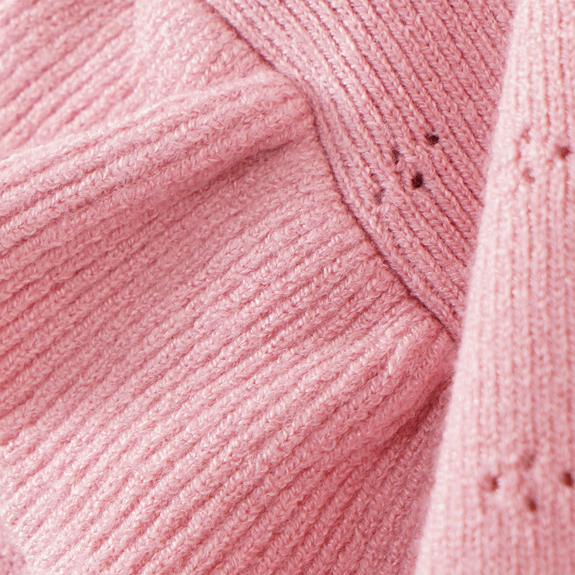 Mädchen Strickpullover mit Ajour-Muster