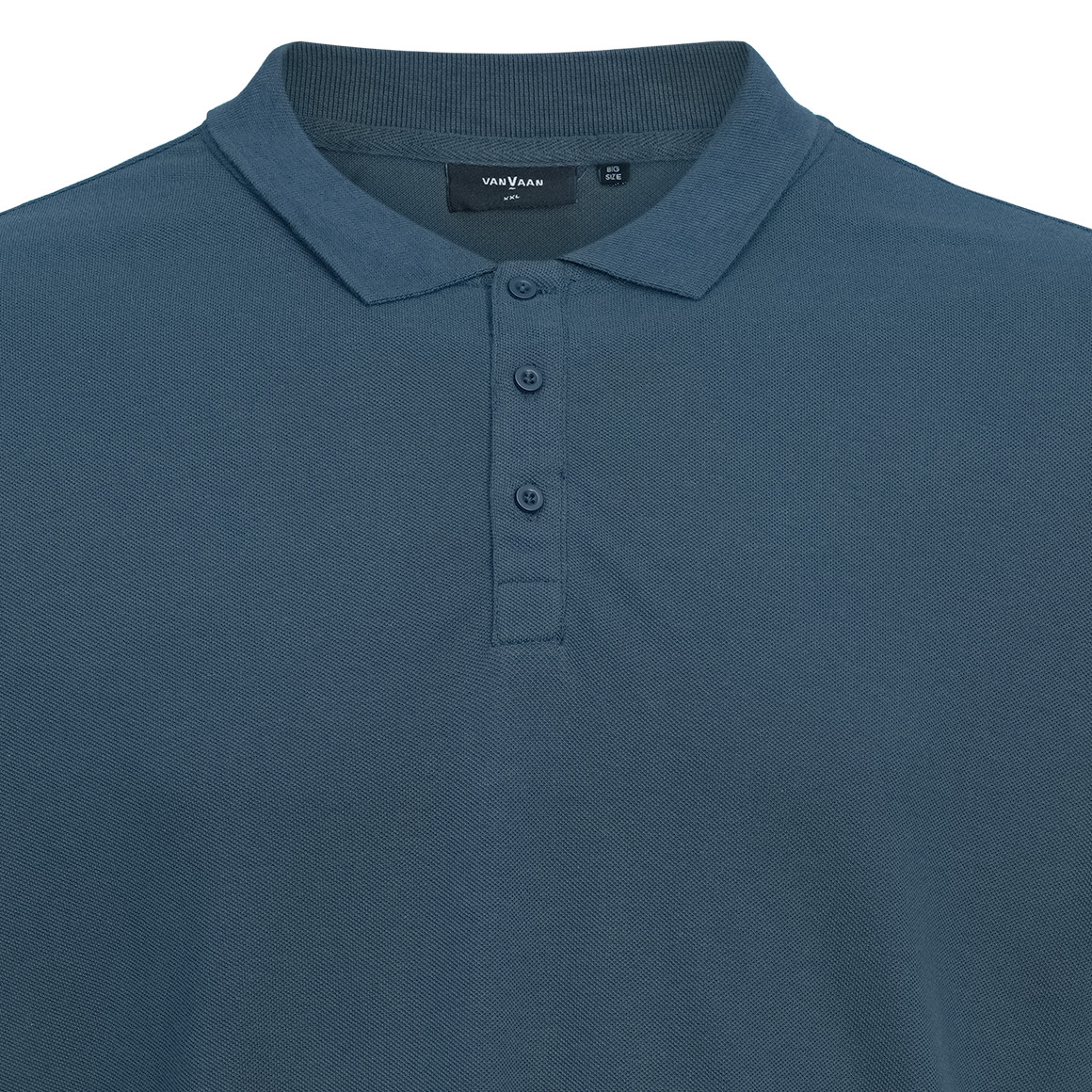 Herenpoloshirt met piqué-structuur