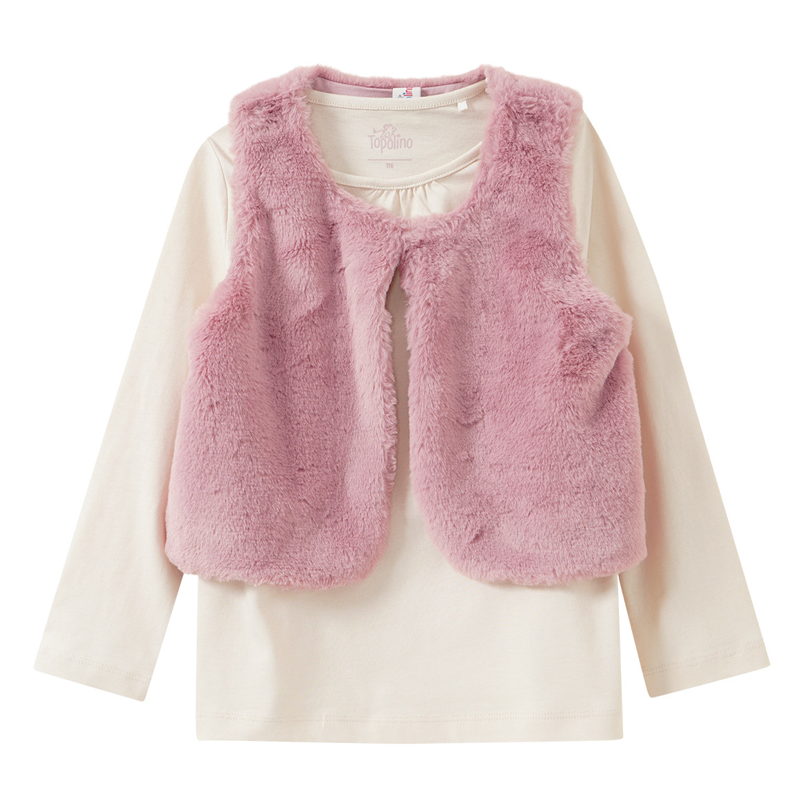 Mädchen Set mit Shirt, Weste und Leggings