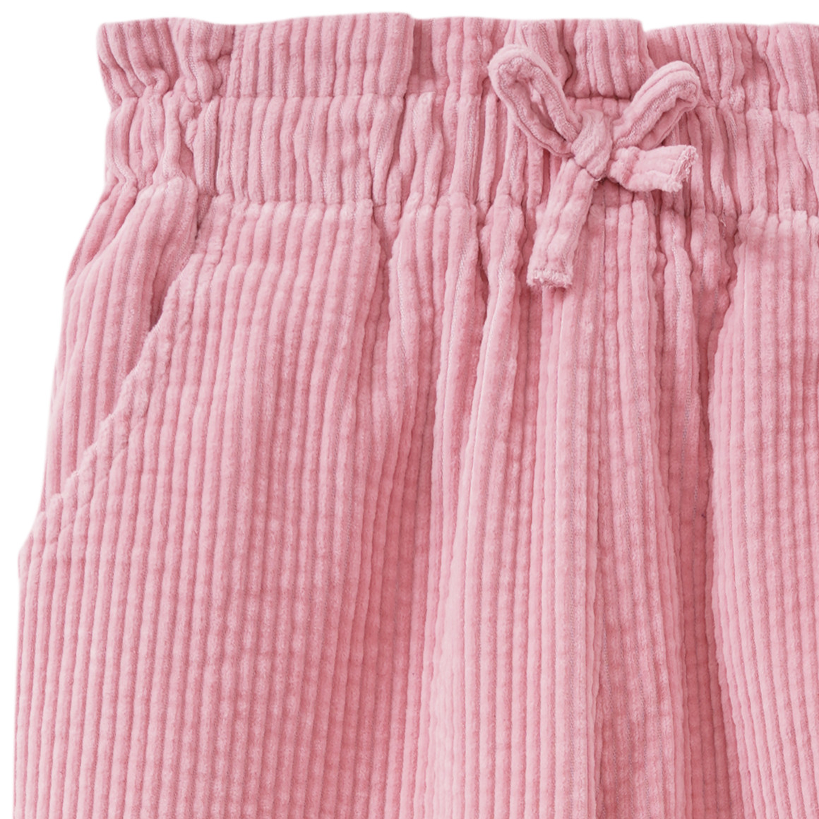 Mädchen Thermo-Cordhose mit Paperbag-Bund