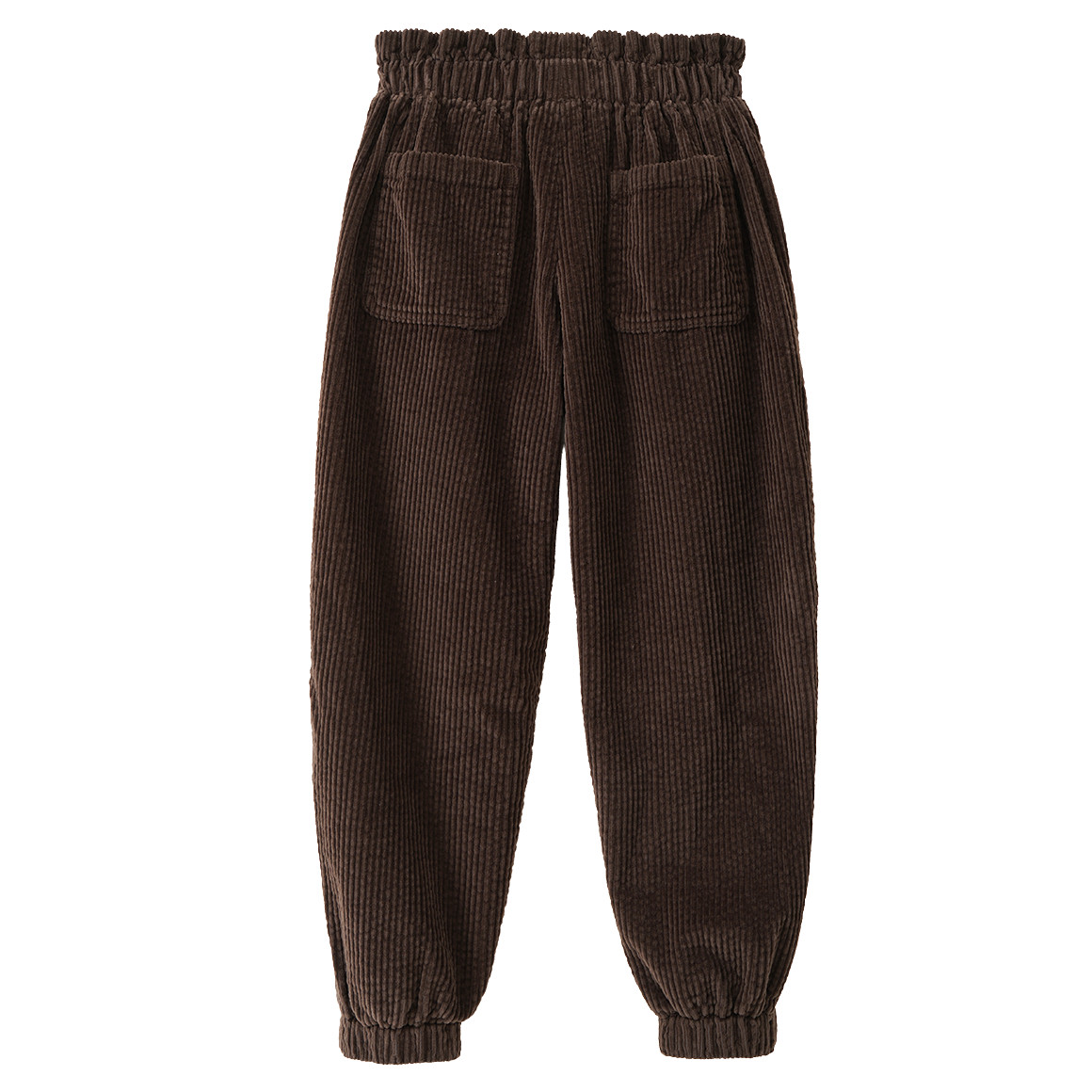 Mädchen Thermo-Cordhose mit Paperbag-Bund