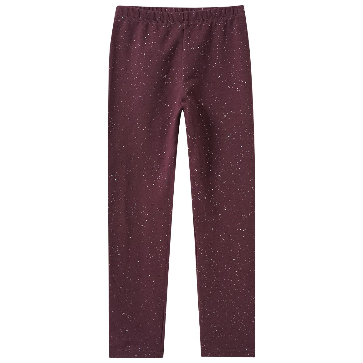 Mädchen Sweatleggings mit Glitzer-Print