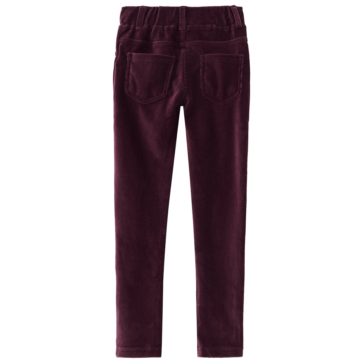 Mädchen Cordjeggings mit Zierknopf