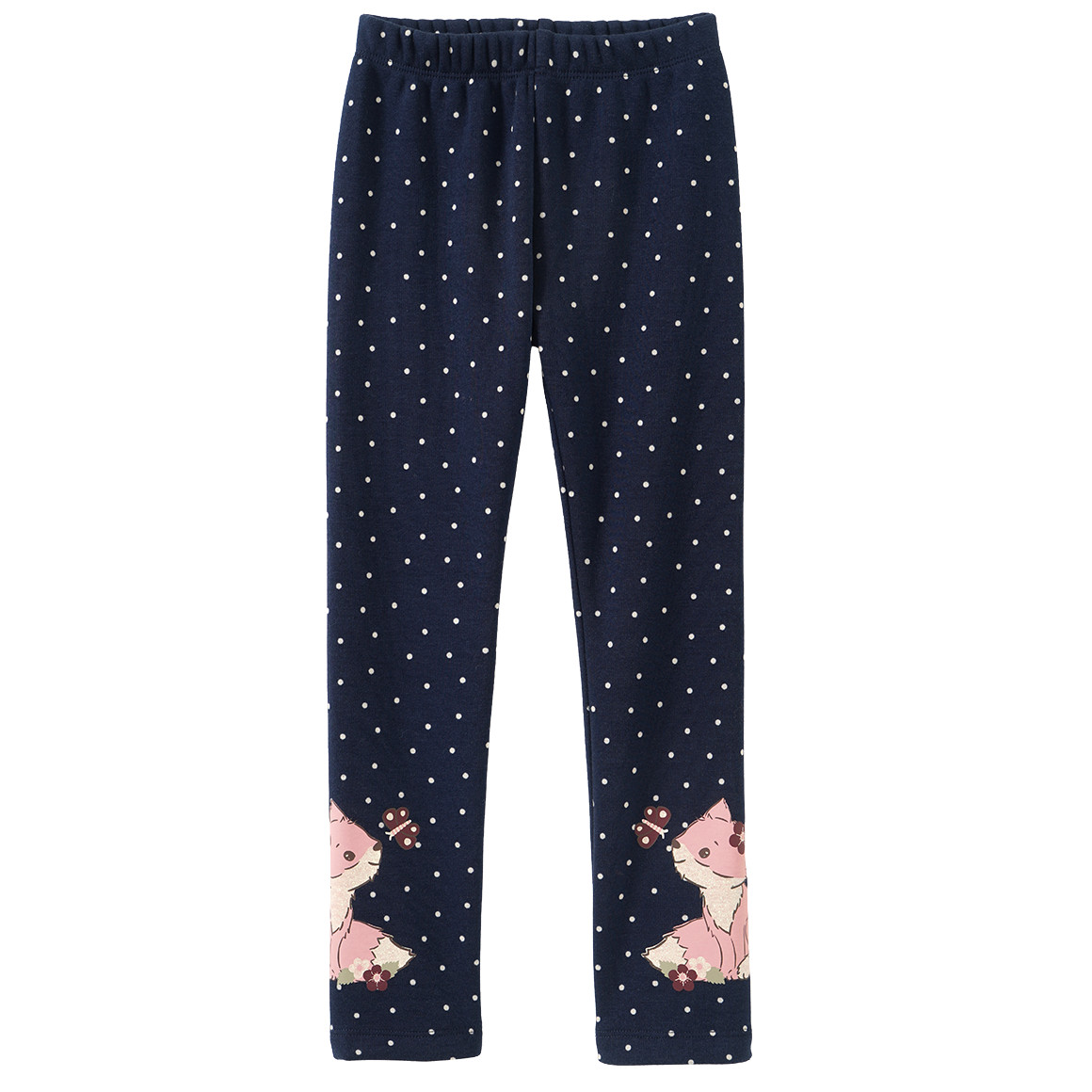 Mädchen Thermo-Leggings mit Pünktchen