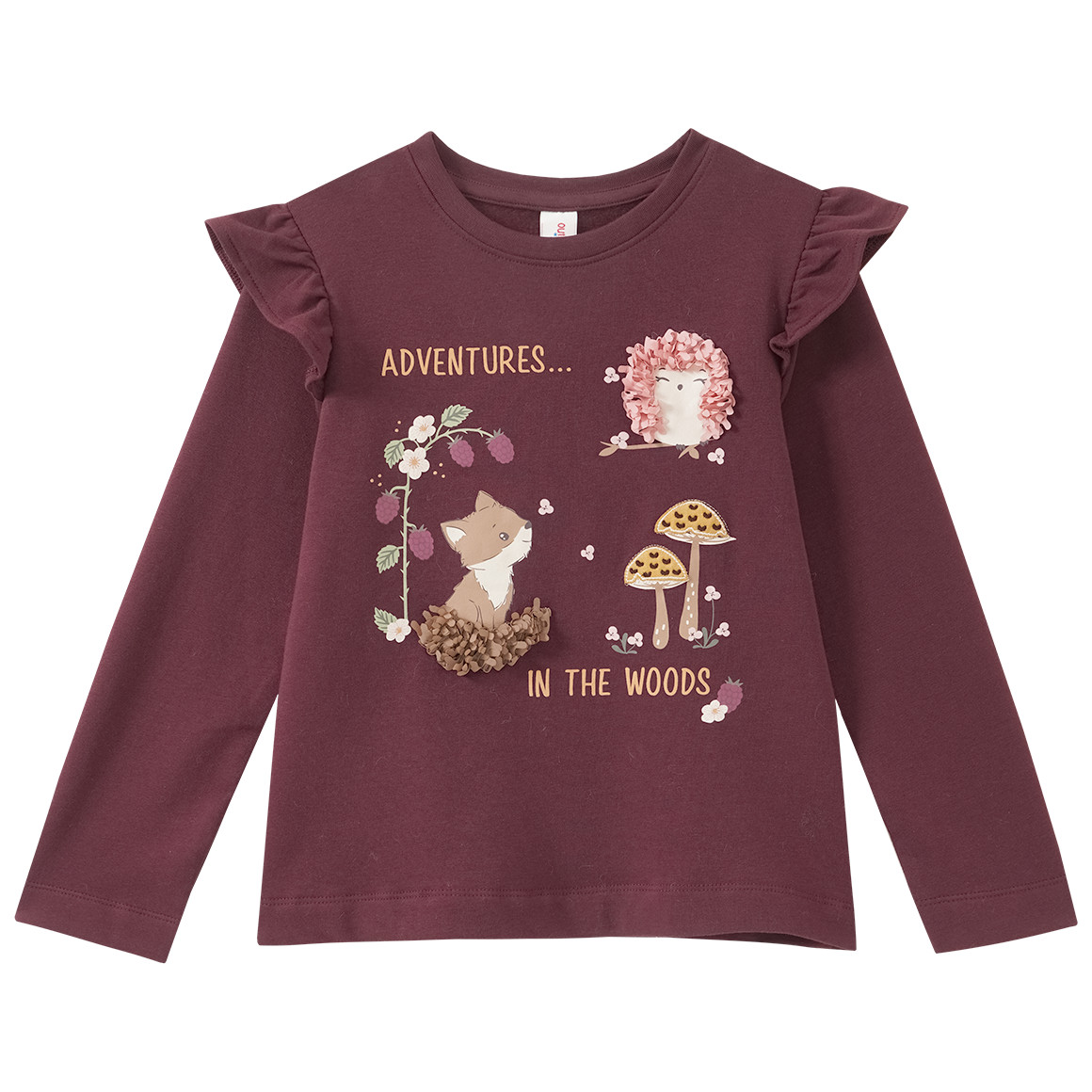 Meisjes-shirt met lange mouwen