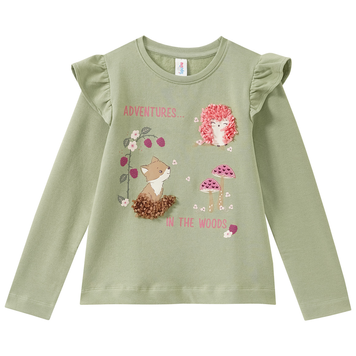 Meisjes-shirt met lange mouwen