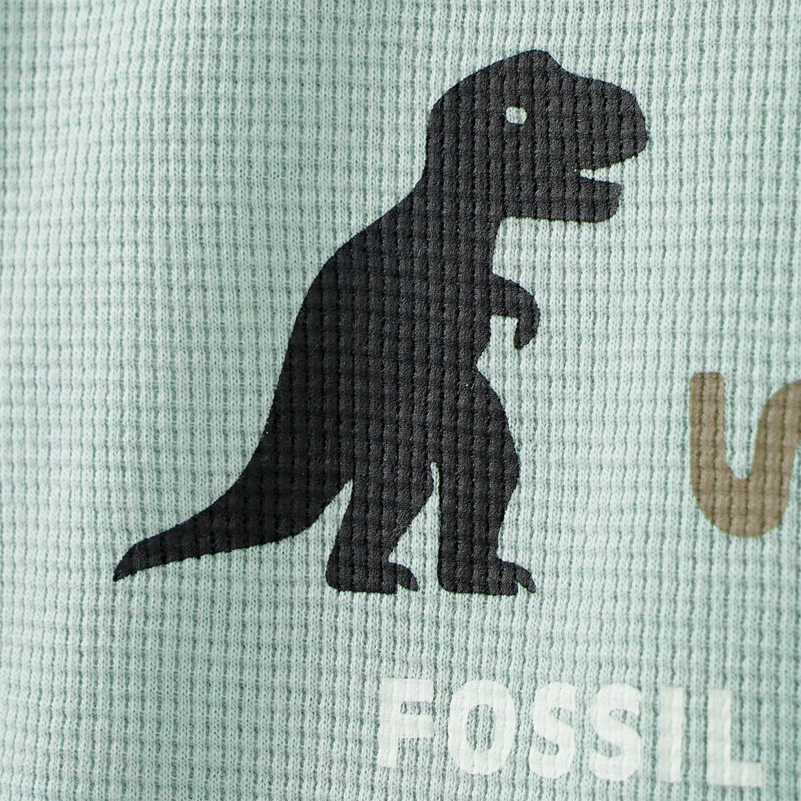 Jungen Langarmshirt mit Waffelstruktur