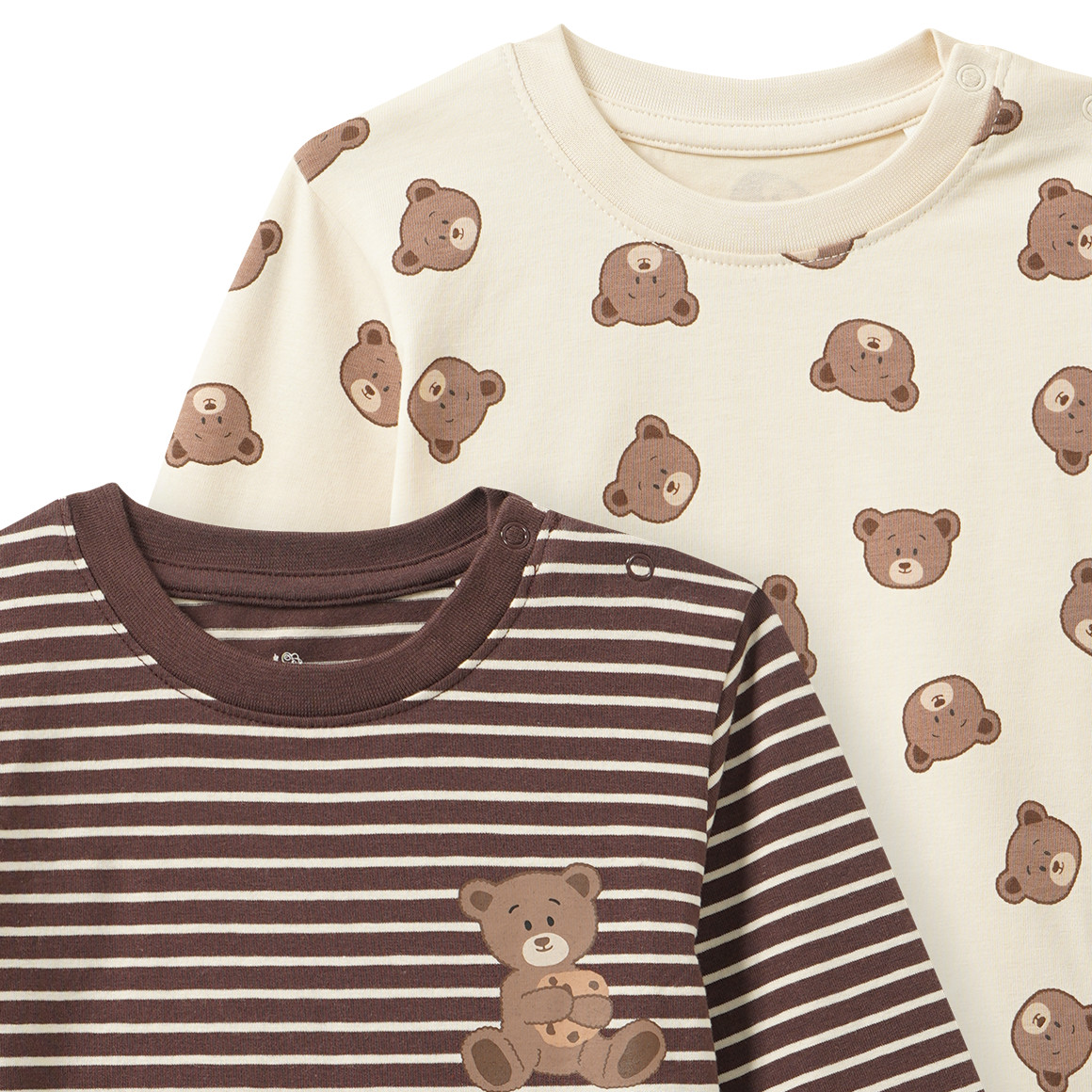 2 Baby Langarmshirts im Set