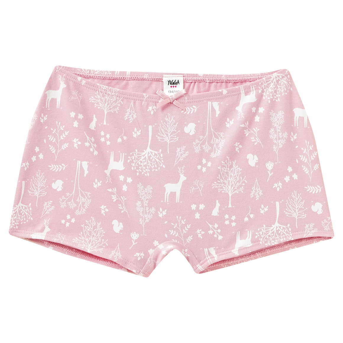3 Mädchen Pantys mit Waldtier-Motiven