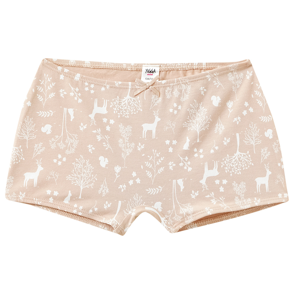 3 Mädchen Pantys mit Waldtier-Motiven