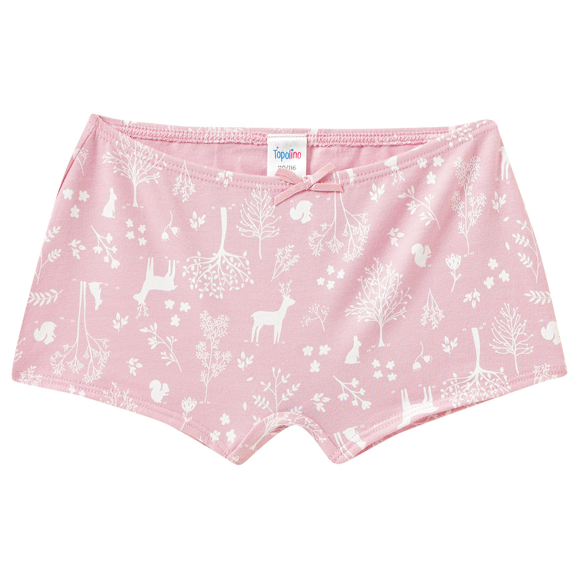 3 Mädchen Pantys mit Waldtier-Motiven