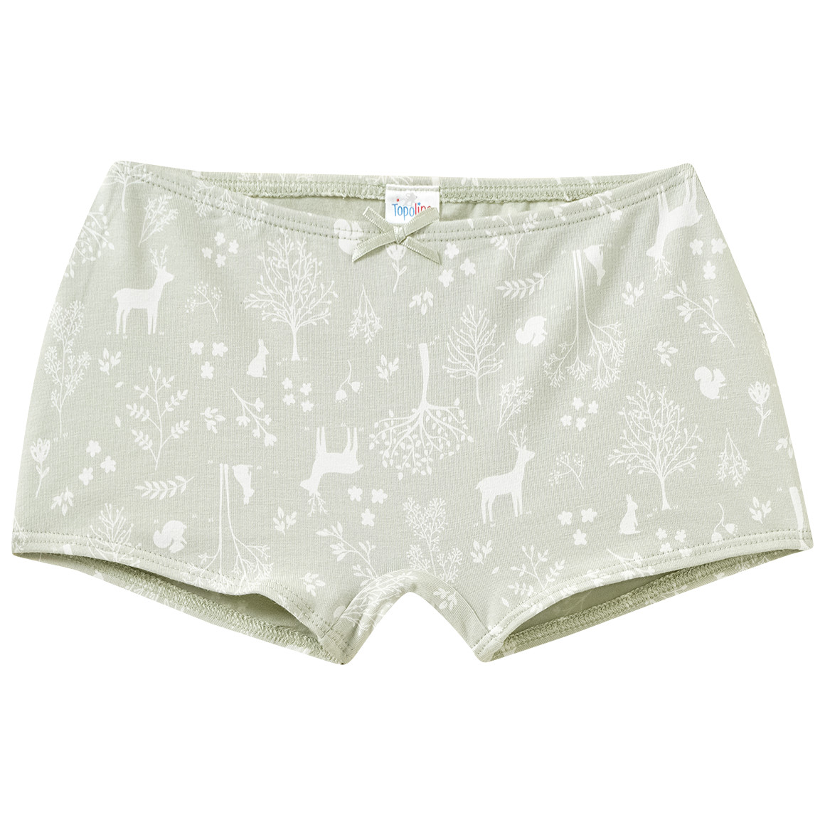 3 Mädchen Pantys mit Waldtier-Motiven