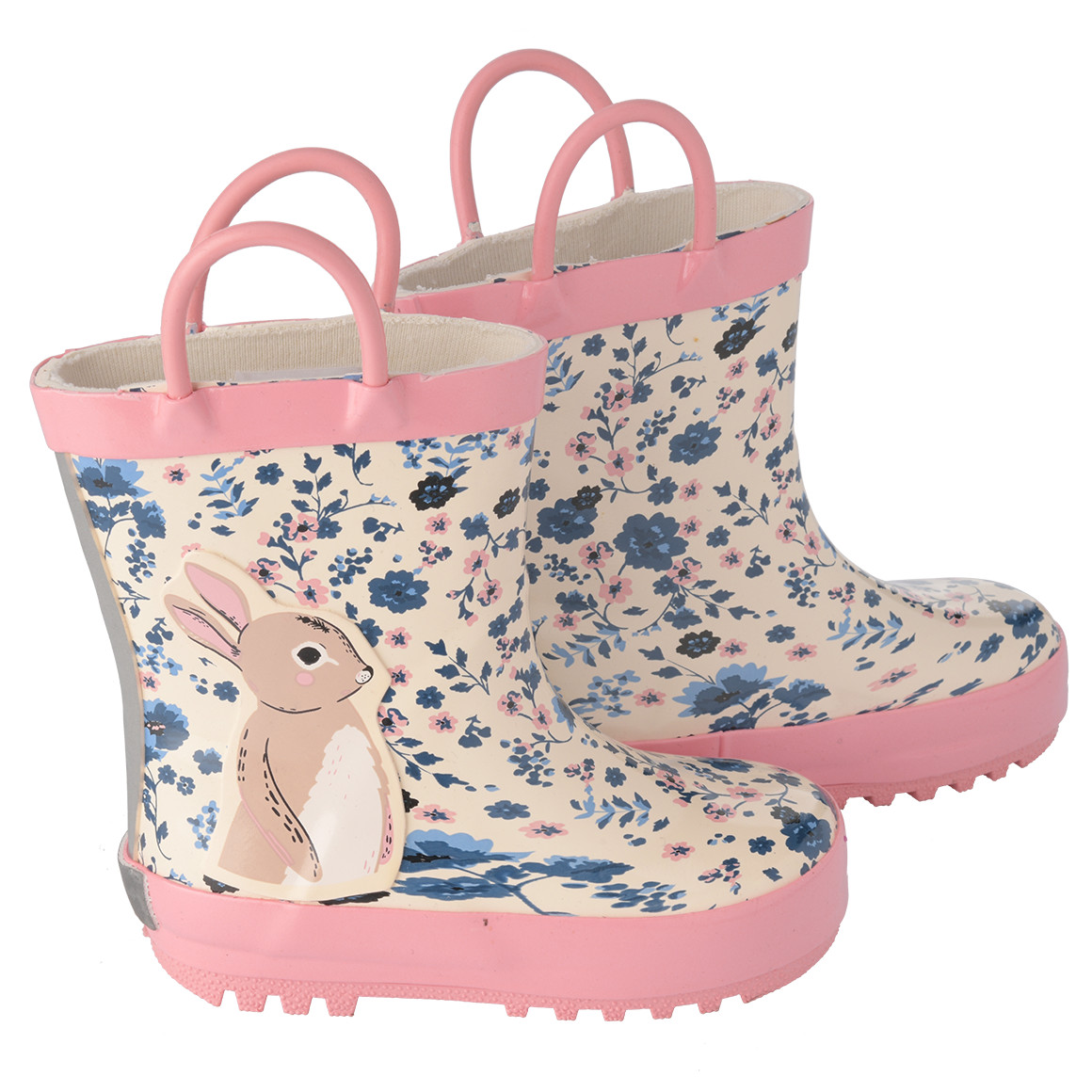 Mädchen Gummistiefel im Millefleur-Design