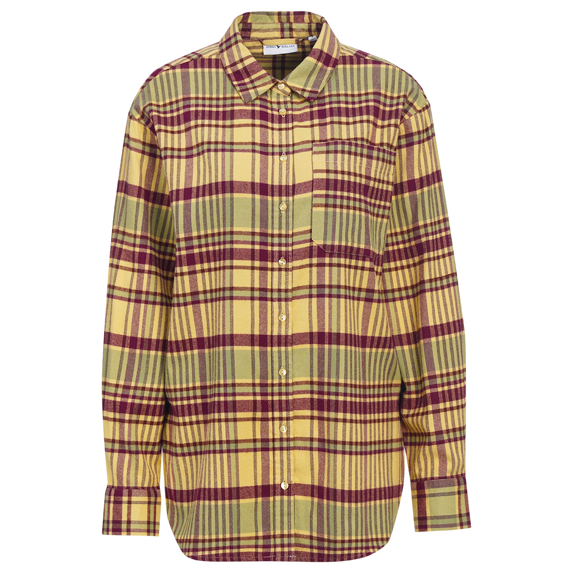 Damesblouse met ruitjespatroon