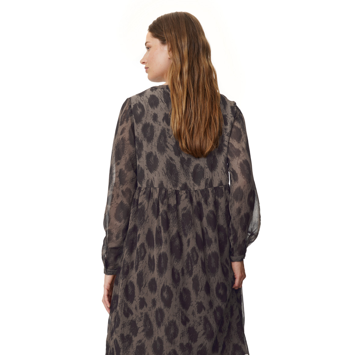 Damesmidijurk met all-overprint