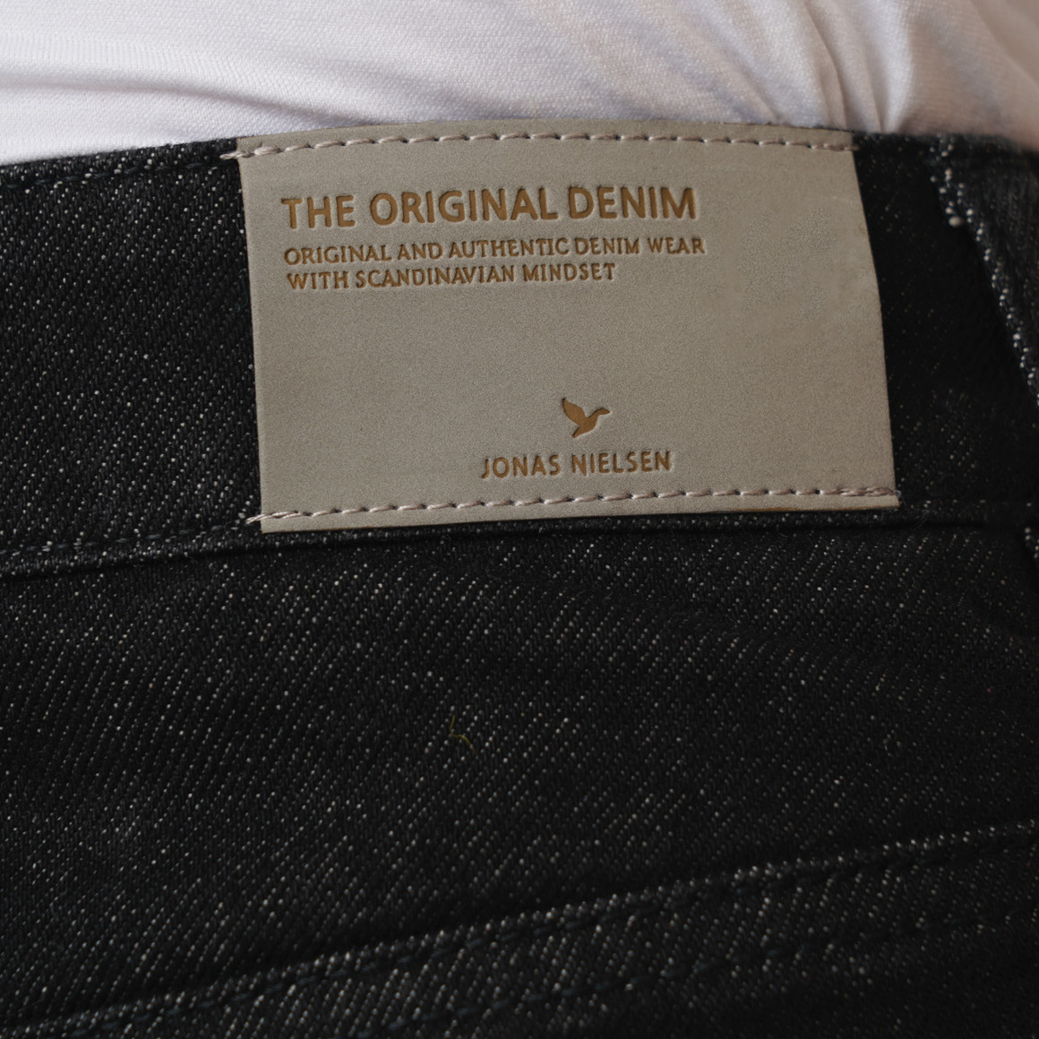 Damesjeans met barrel-pasvorm in denimlook