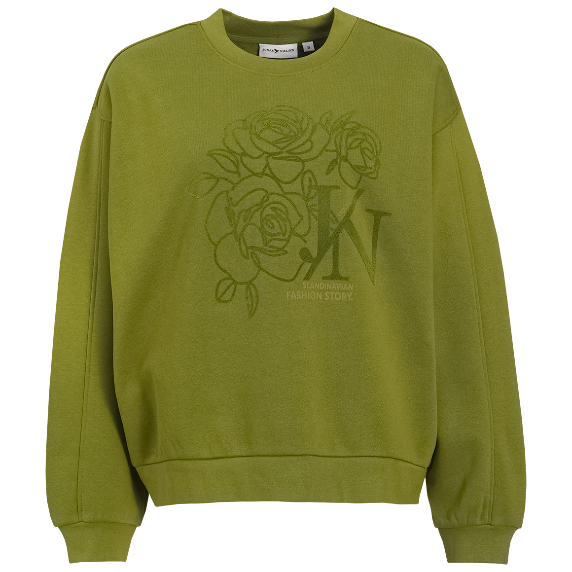 Dames-sweatshirt in effen kleur