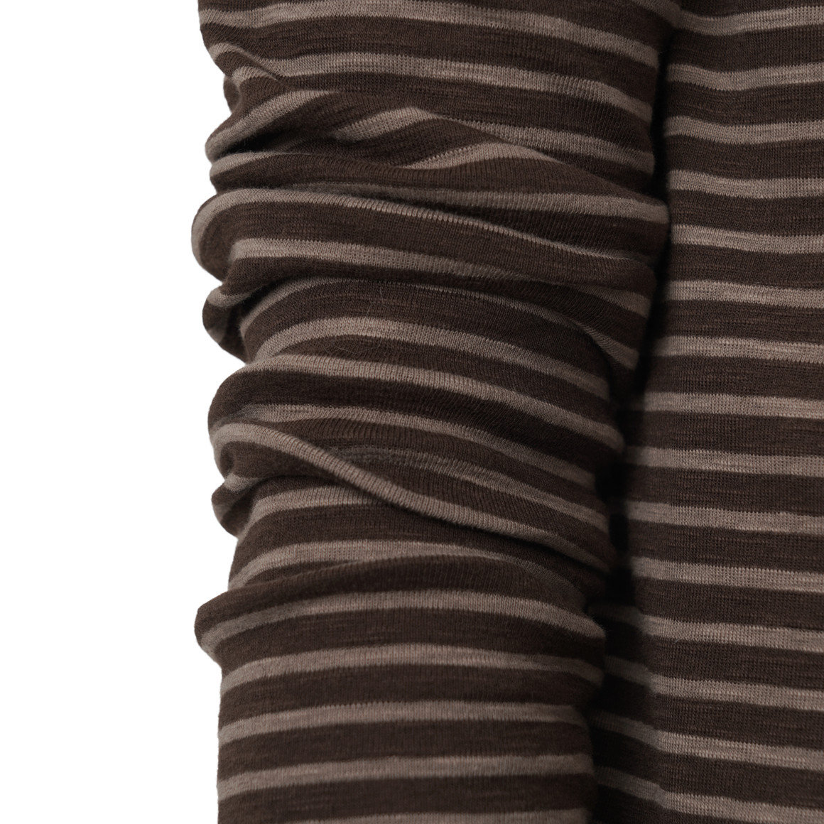 Dames-T-shirt met lange mouwen, gestreept