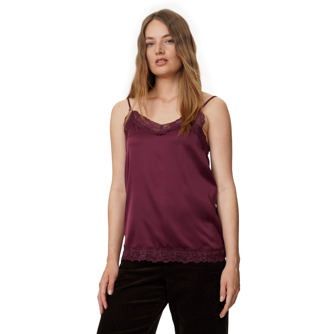 Damen Top mit Spitze