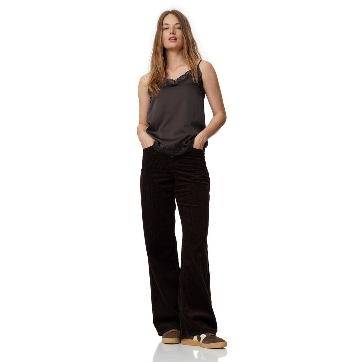 Damen Top mit Spitze