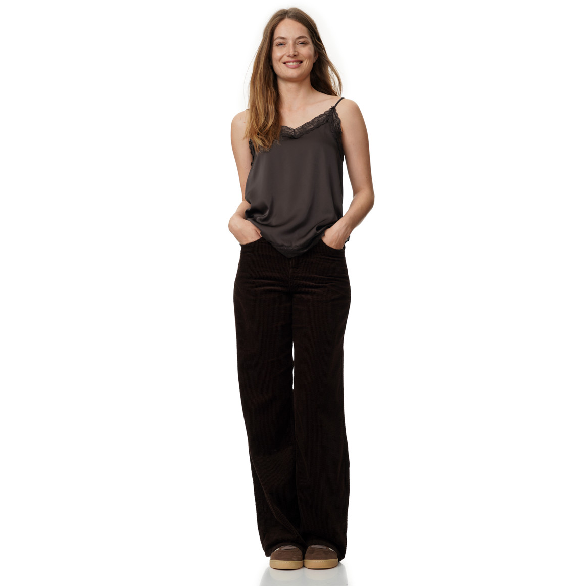 Damen Top mit Spitze
