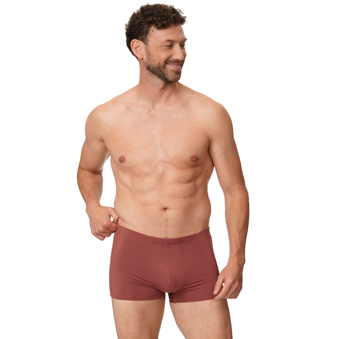 Herren Mikrofasershorts mit Elastikbund