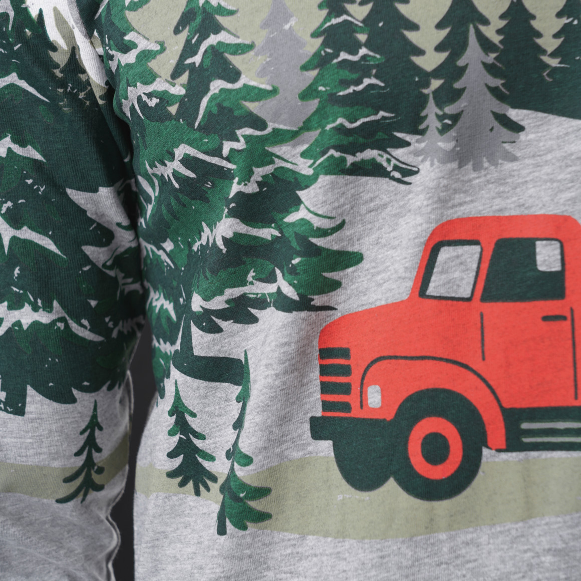Herren Schlafanzug mit Print