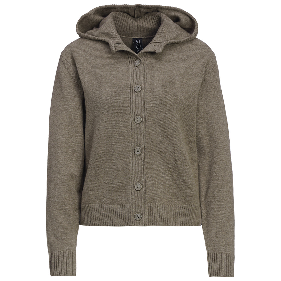 Damen Strickjacke mit Kapuze