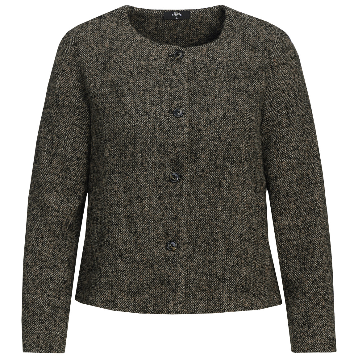Damen Tweedjacke mit Wolle