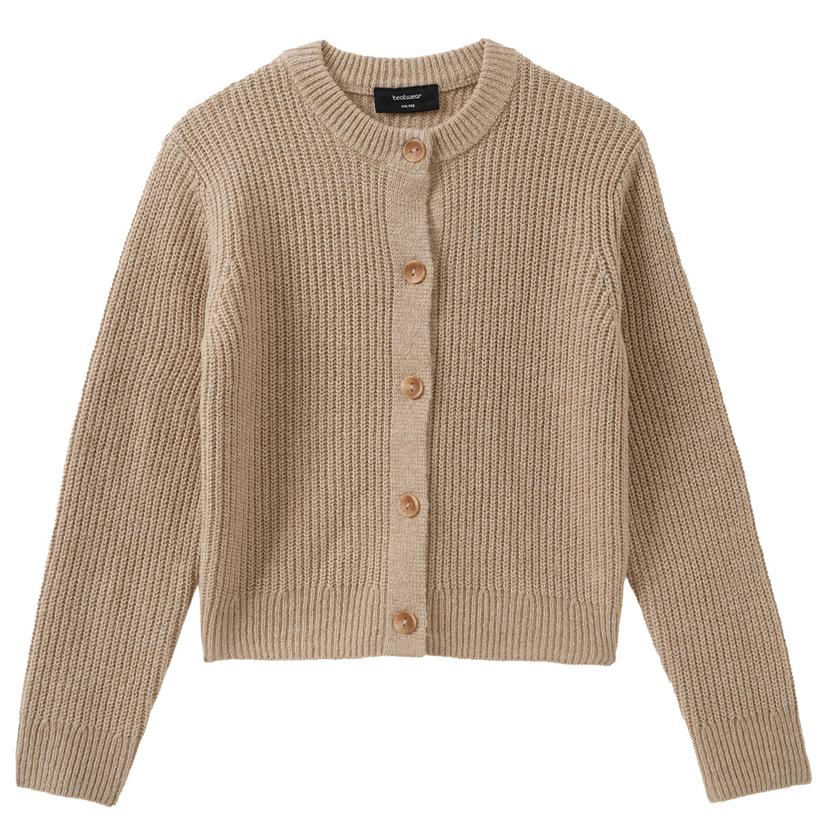 Mädchen Strickjacke mit Knöpfen
