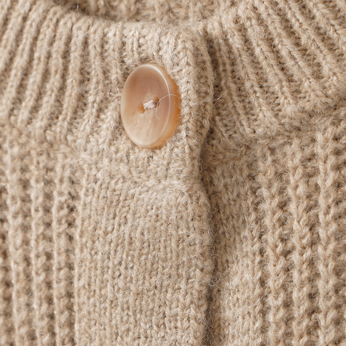 Mädchen Strickjacke mit Knöpfen