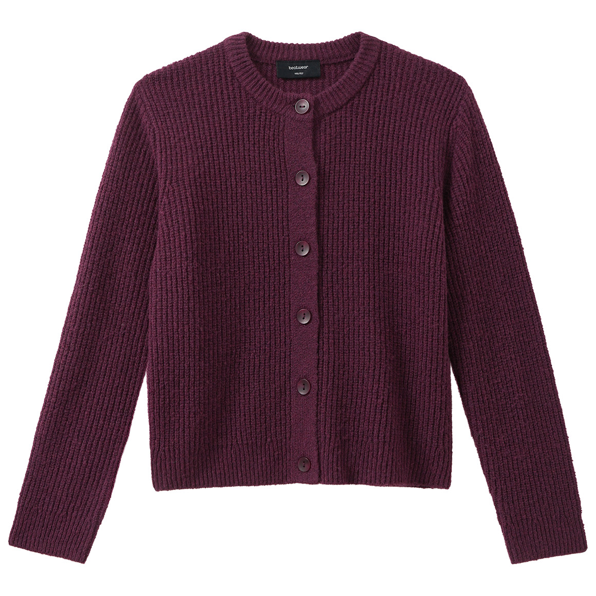 Mädchen Strickjacke mit Knöpfen