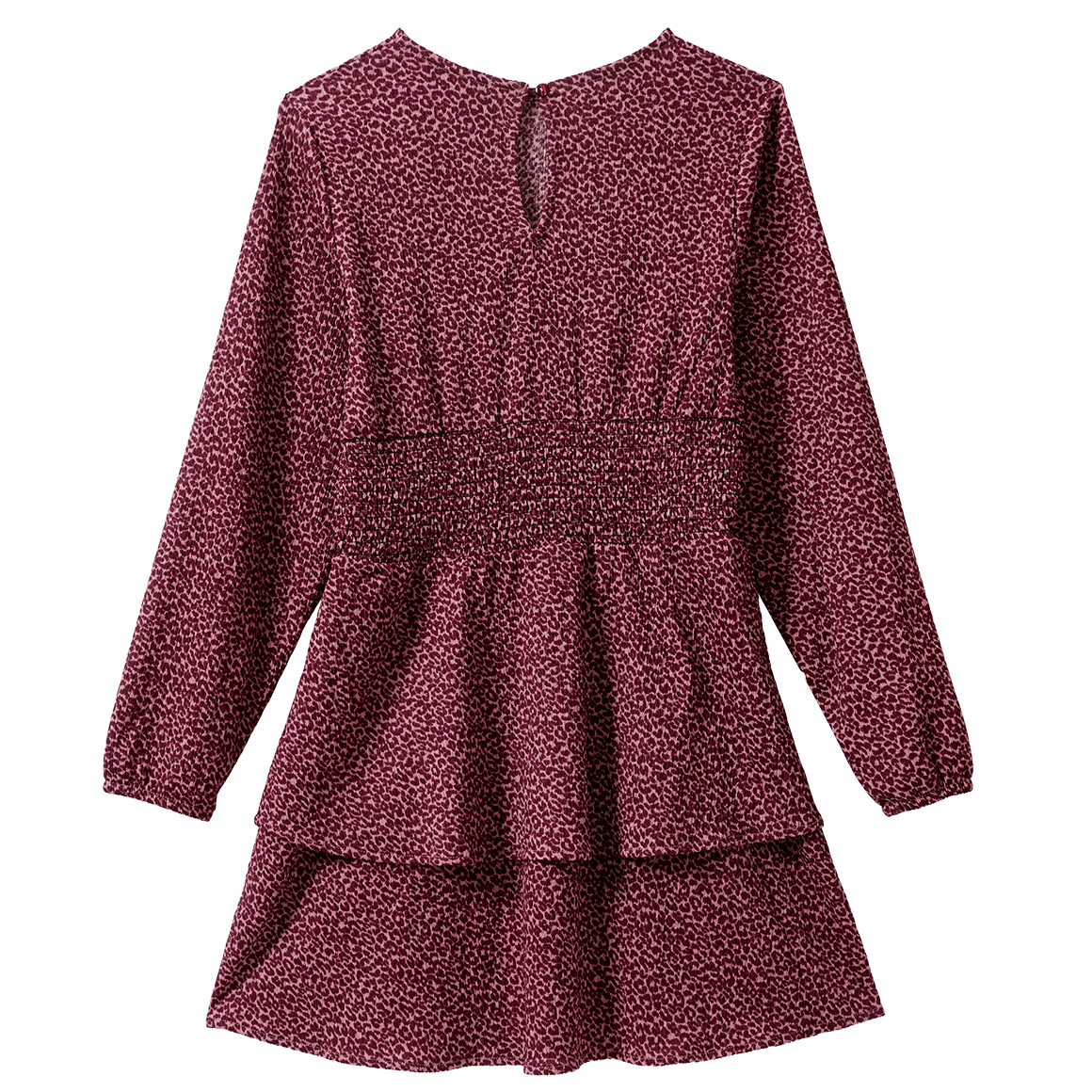 Mädchen Kleid mit Leo-Muster