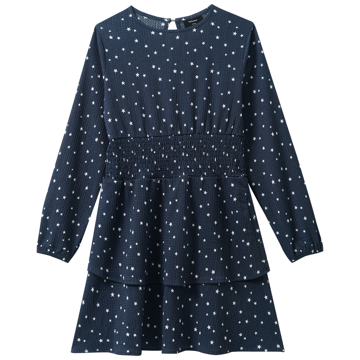 Mädchen Kleid mit Sternen-Allover