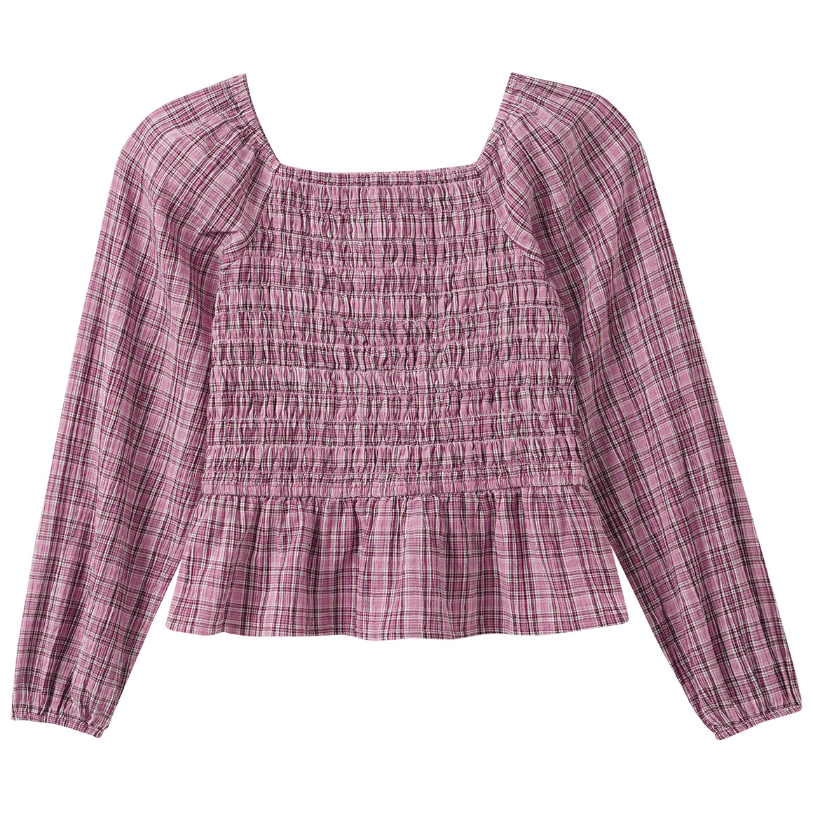 Mädchen Blusenshirt gesmokt