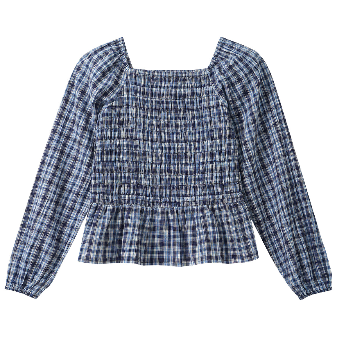 Mädchen Blusenshirt gesmokt