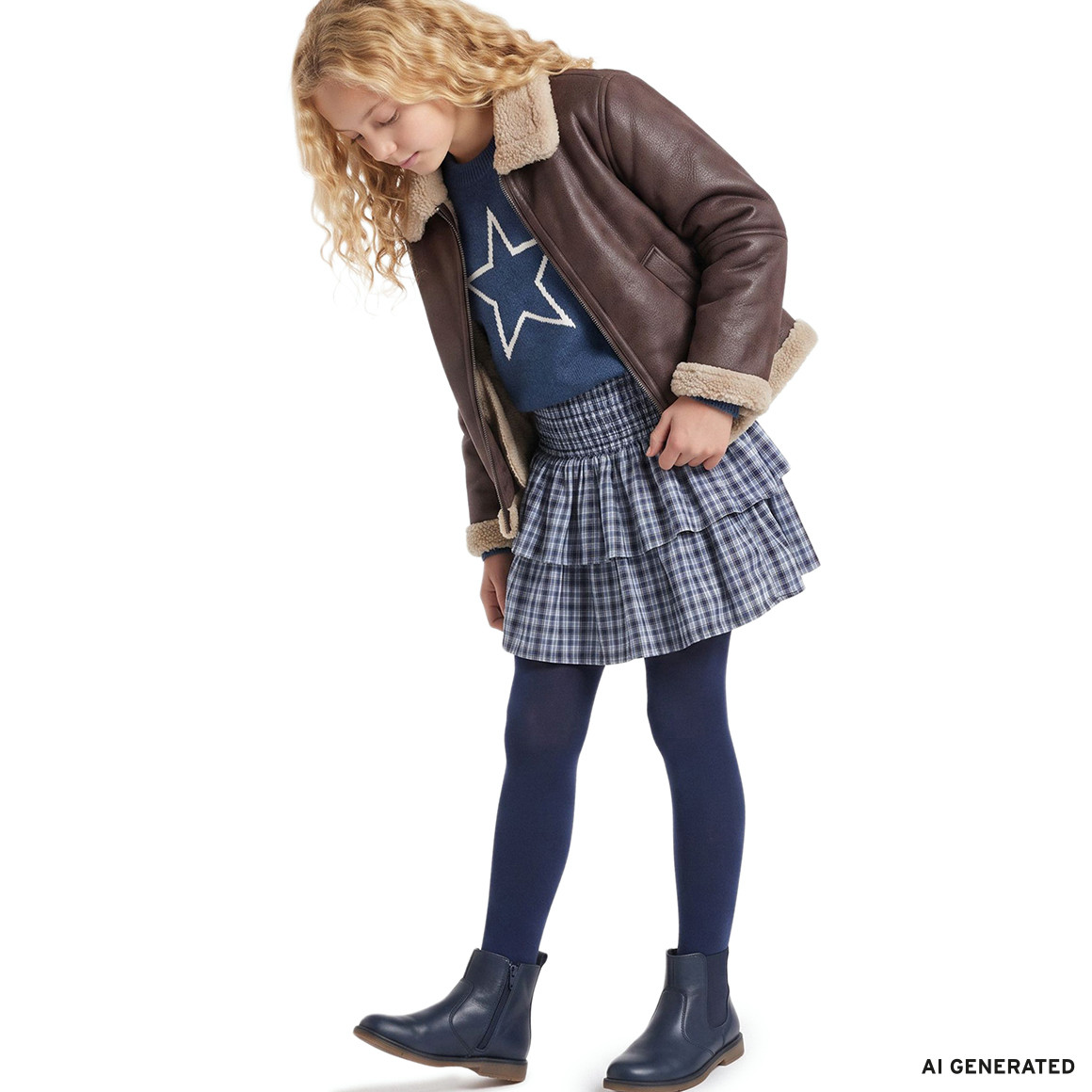 Mädchen Rock mit Shorts