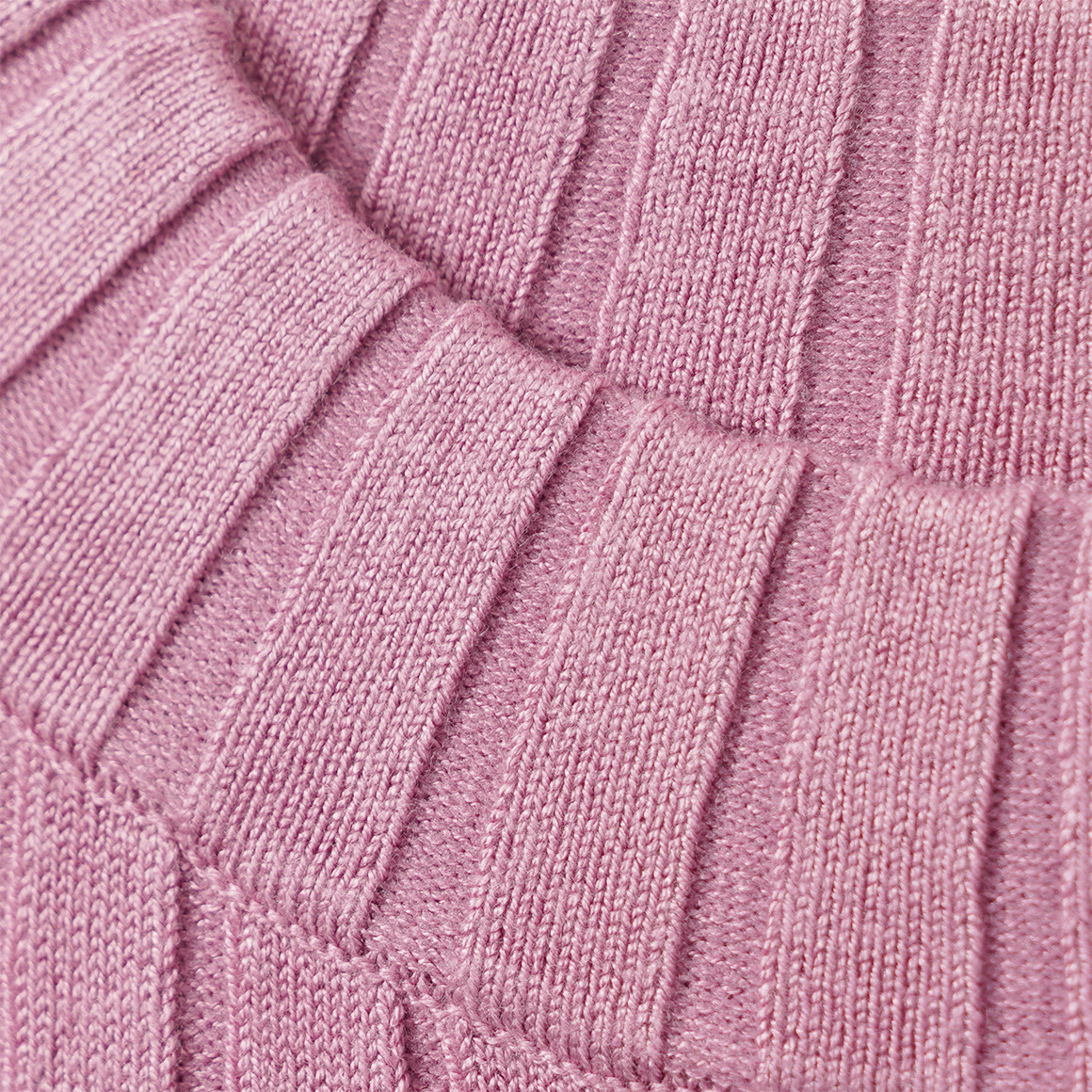 Mädchen Langarmshirt mit Rippstruktur