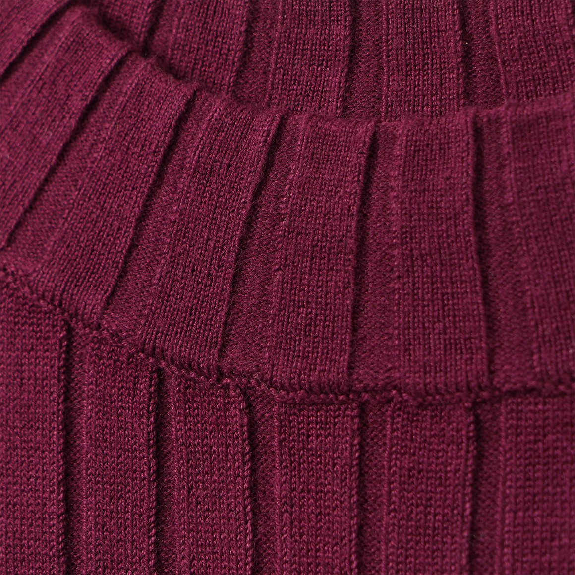 Mädchen Langarmshirt mit Rippstruktur