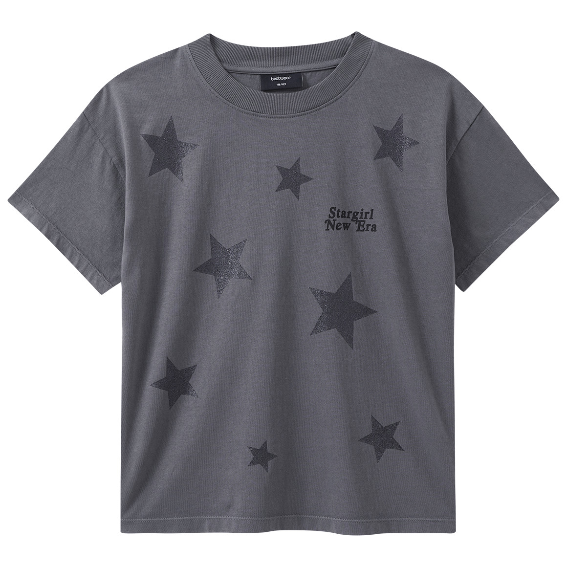 Mädchen T-Shirt mit Glitzer-Prints