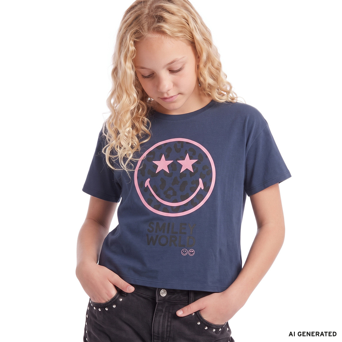SmileyWorld T-Shirt mit großem Print