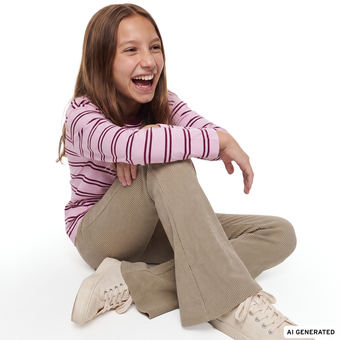 Mädchen Leggings mit Schlag