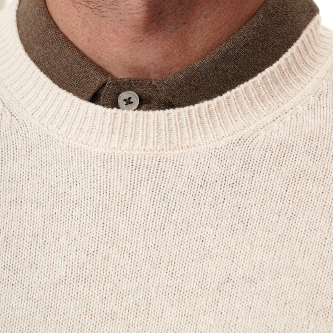 Herren Strickpullover mit Woll-Anteil