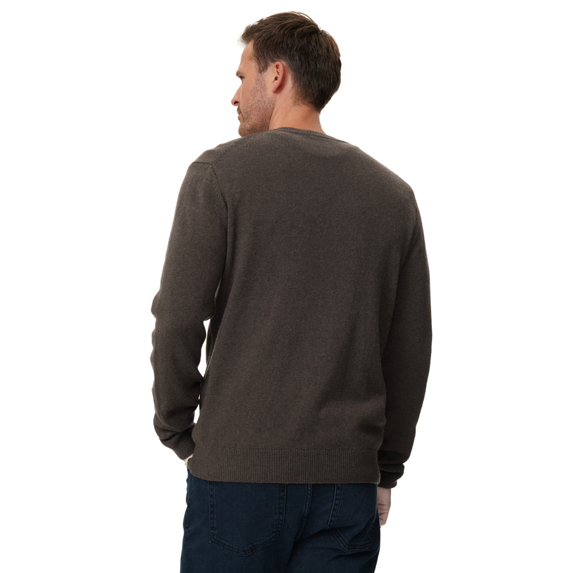 Herren Strickpullover mit Woll-Anteil