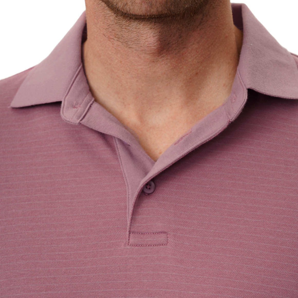 Herren Poloshirt mit leichten Streifen
