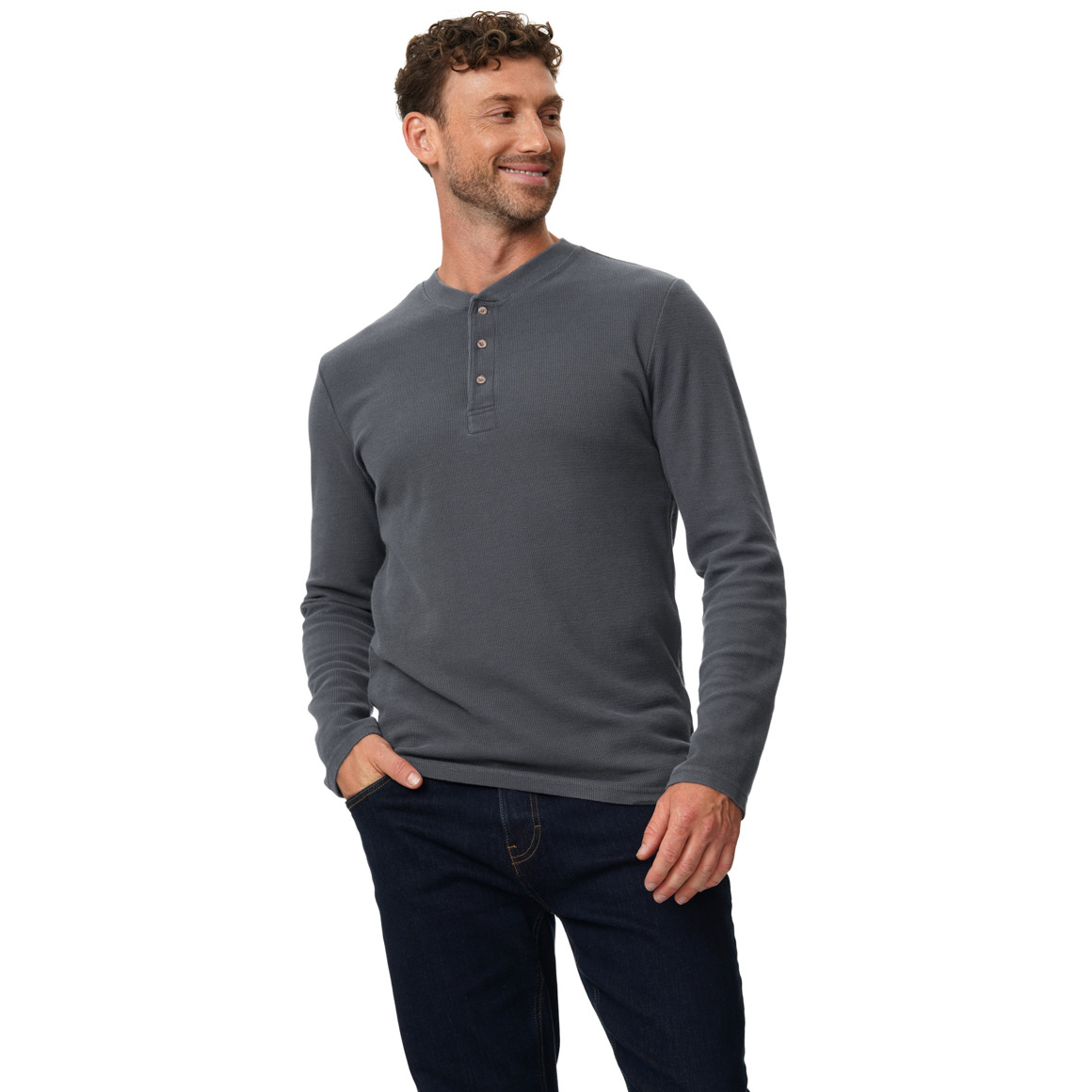 Herren Henley-Shirt